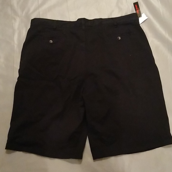 3/$15 Linea Uomo black stretch shorts 50x13 - Picture 2 of 4